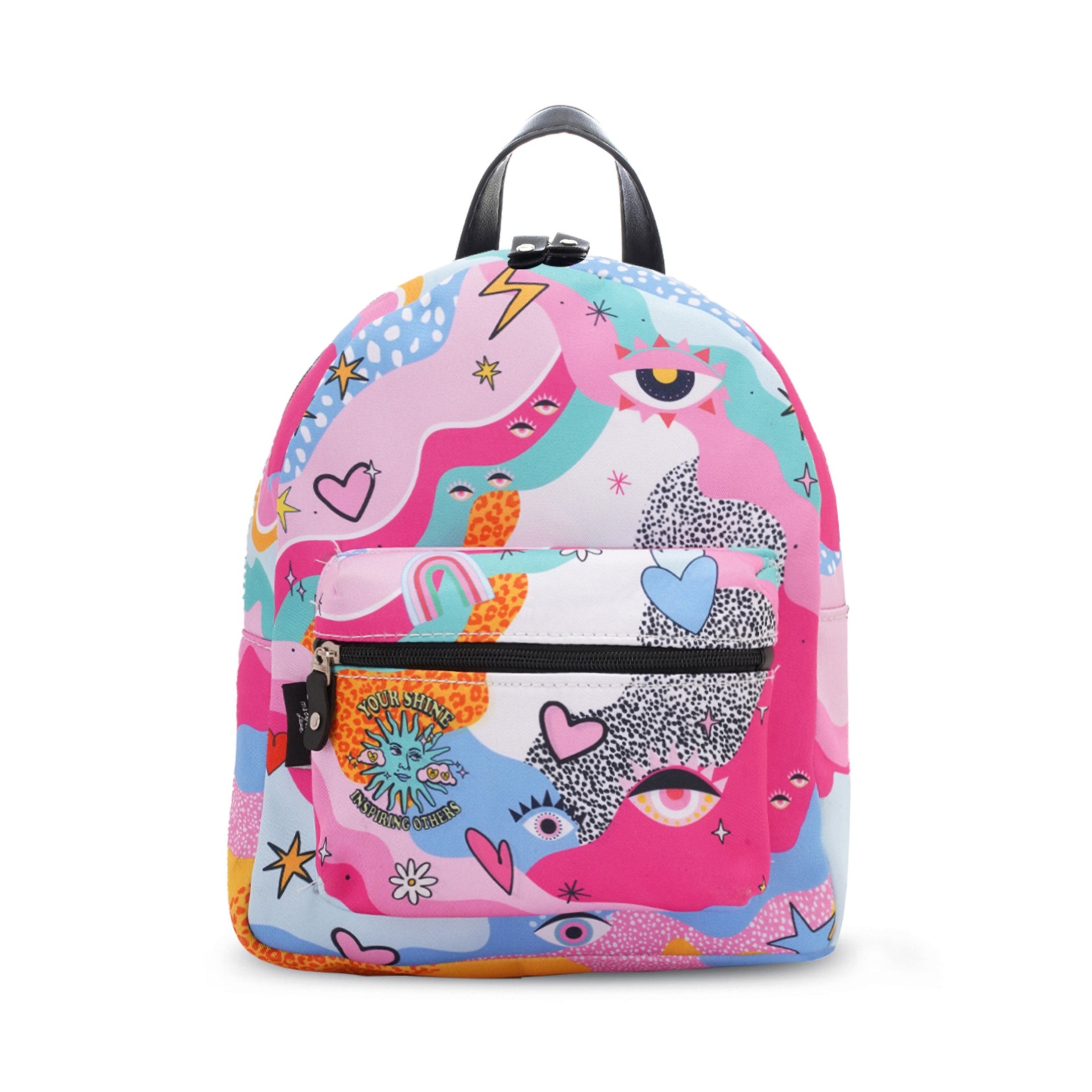 Pink Eye  Mini Backpack