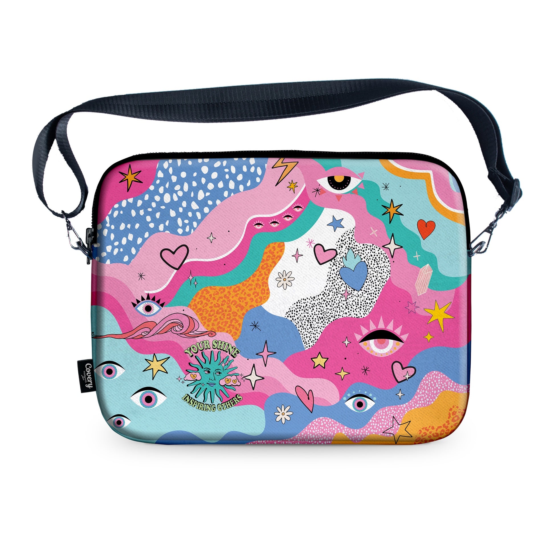 Pink Eyes Laptop Sleeve
