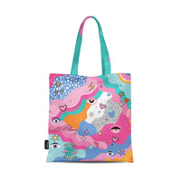 Pink Eyes Tote Hand