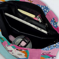 Pink Eyes Tote Hand