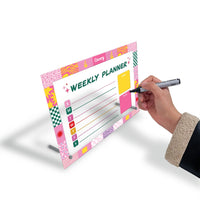 Pink Fire Weekly Planner