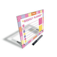 Pink Flower Weekly Planner