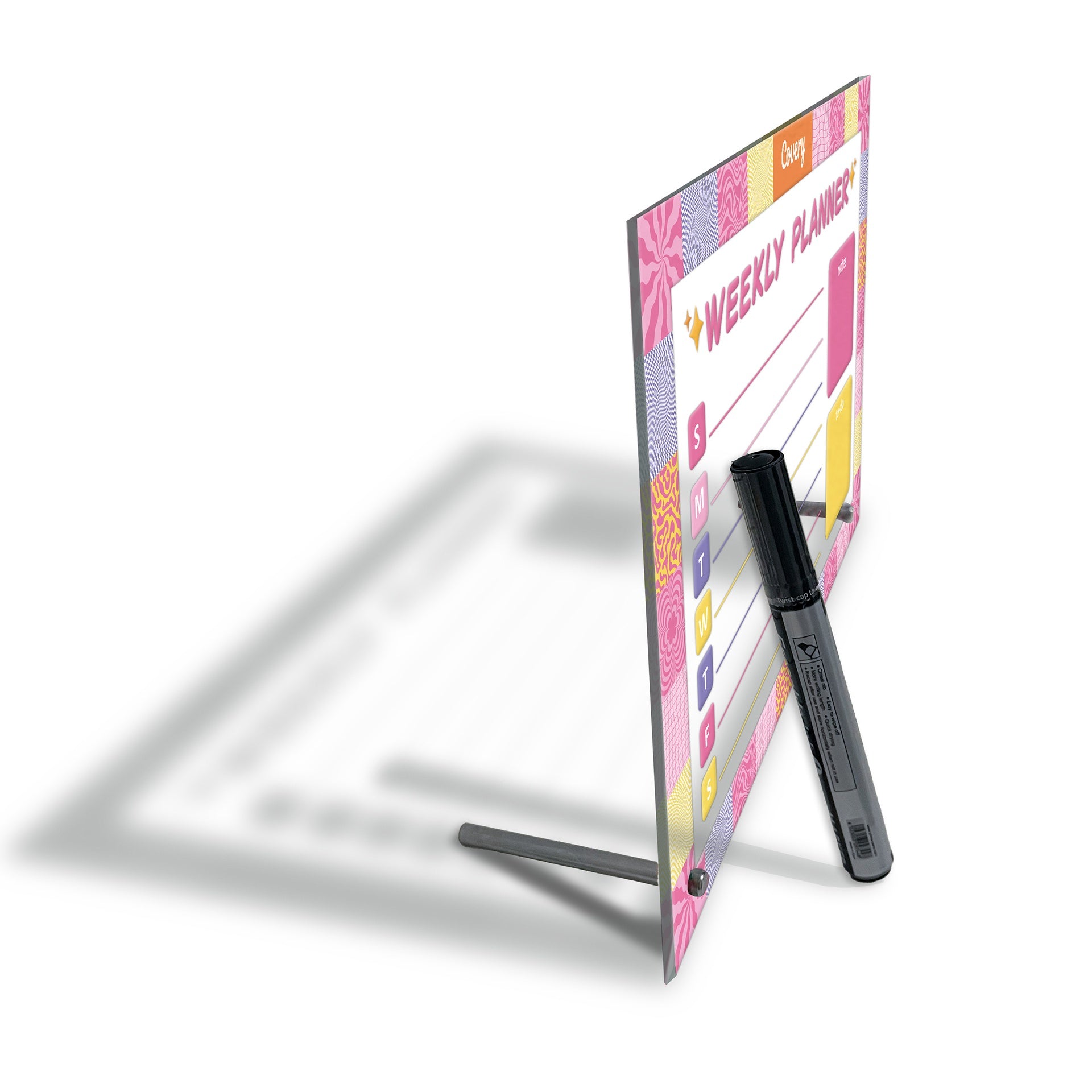 Pink Flower Weekly Planner