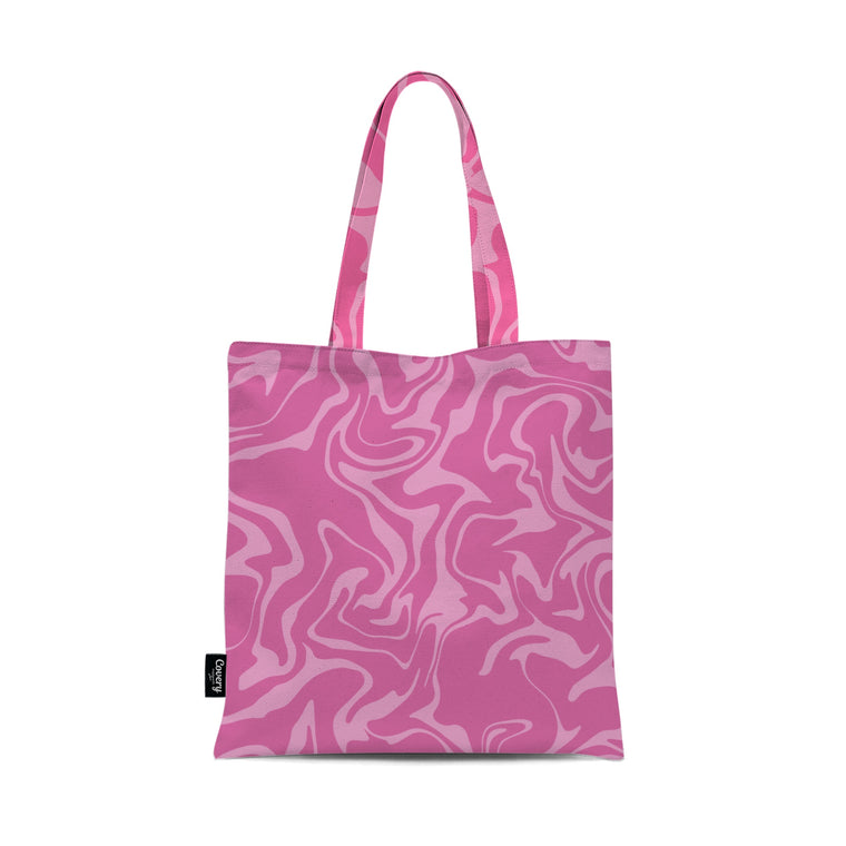 Pink Marble Tote Hand