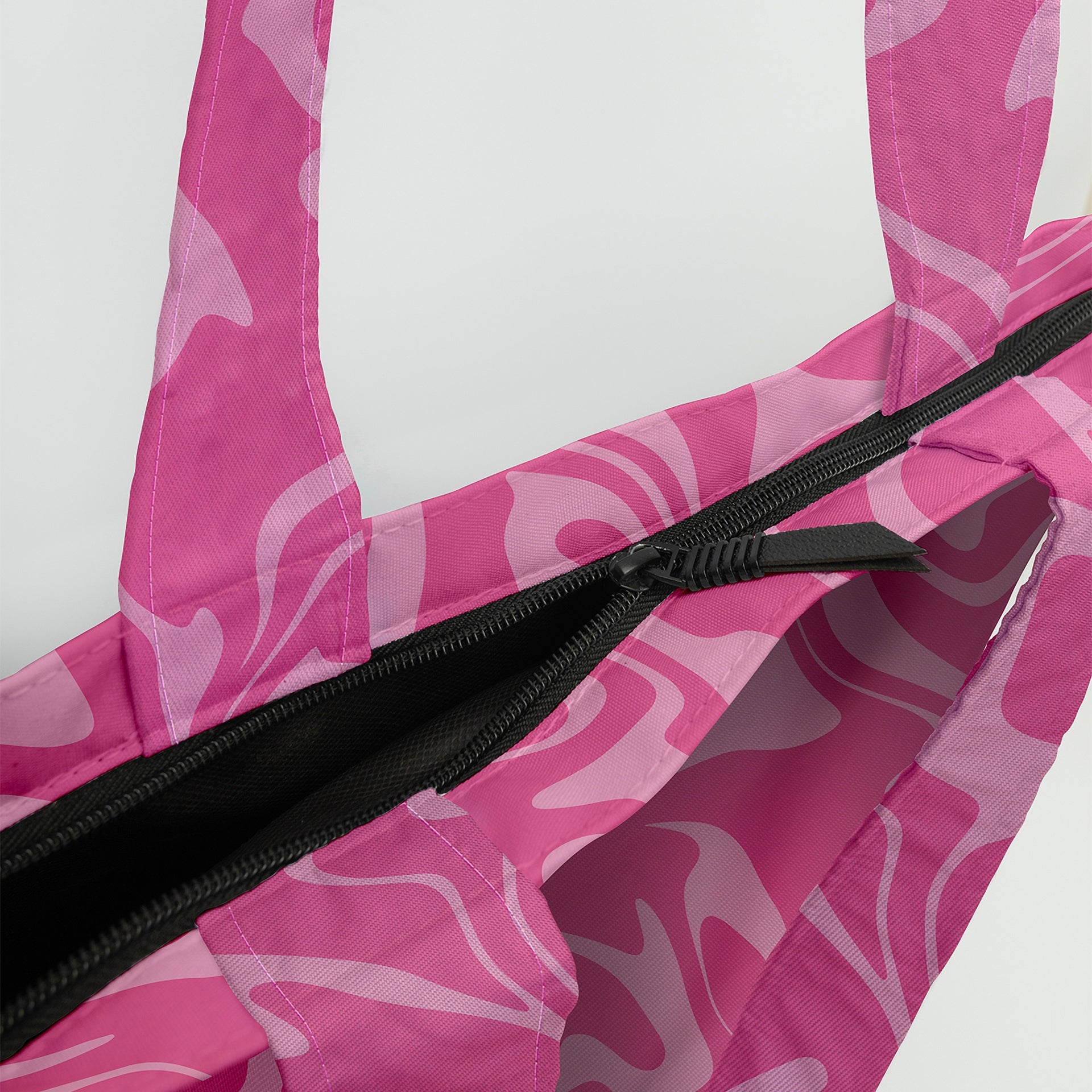 Pink Marble Tote Hand