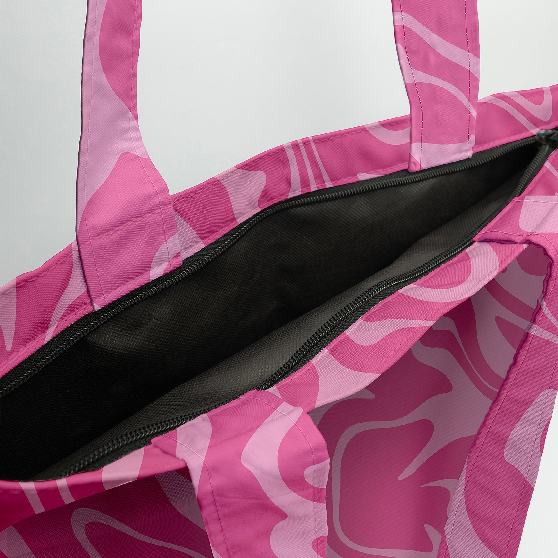 Pink Marble Tote Hand