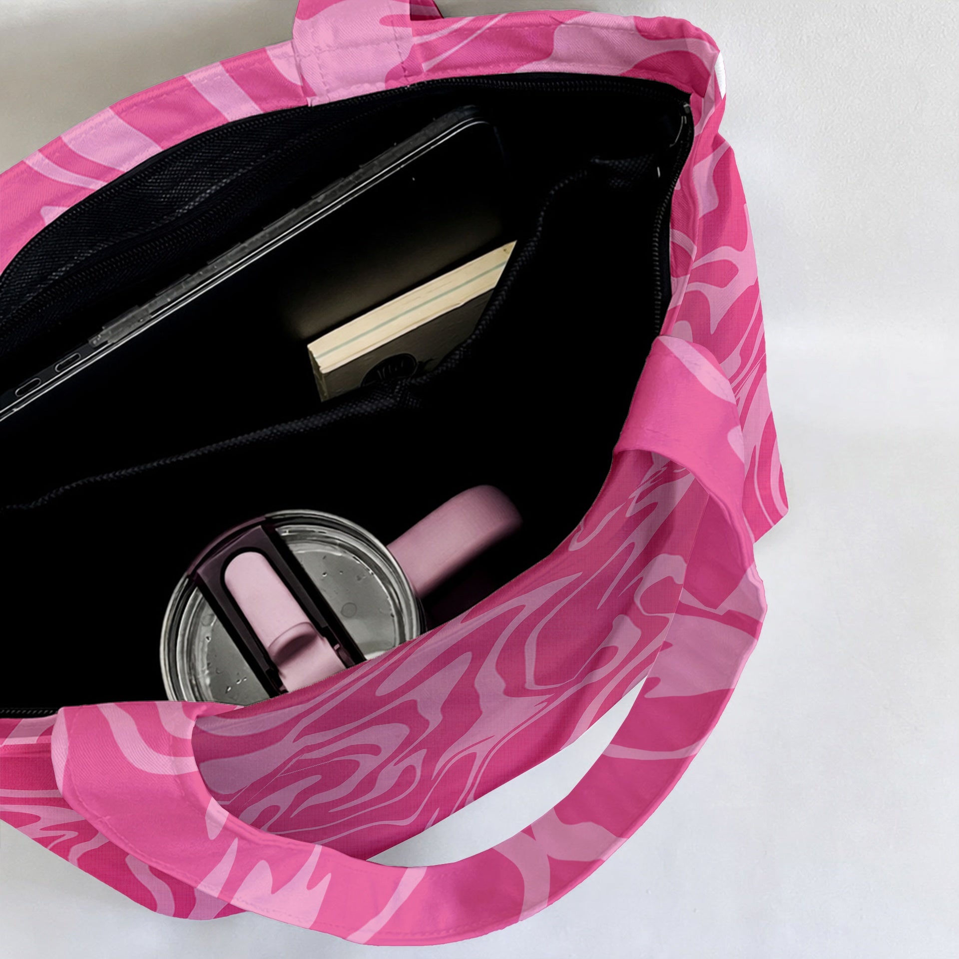 Pink Marble Tote Hand