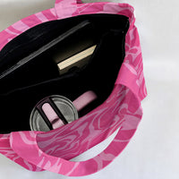 Pink Marble Tote Hand