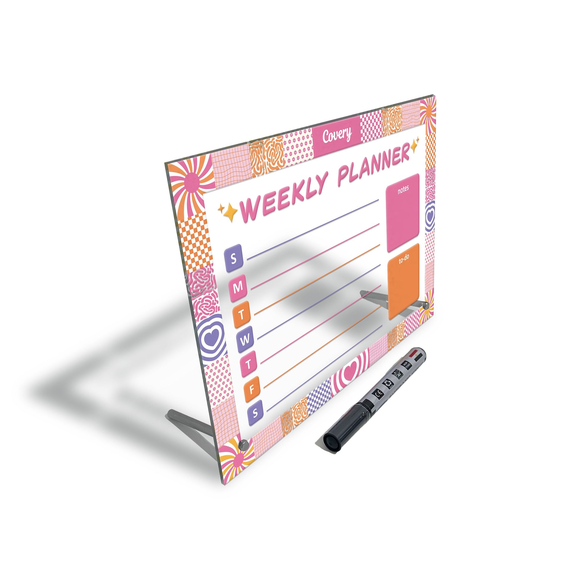 Purple Heart Weekly Planner