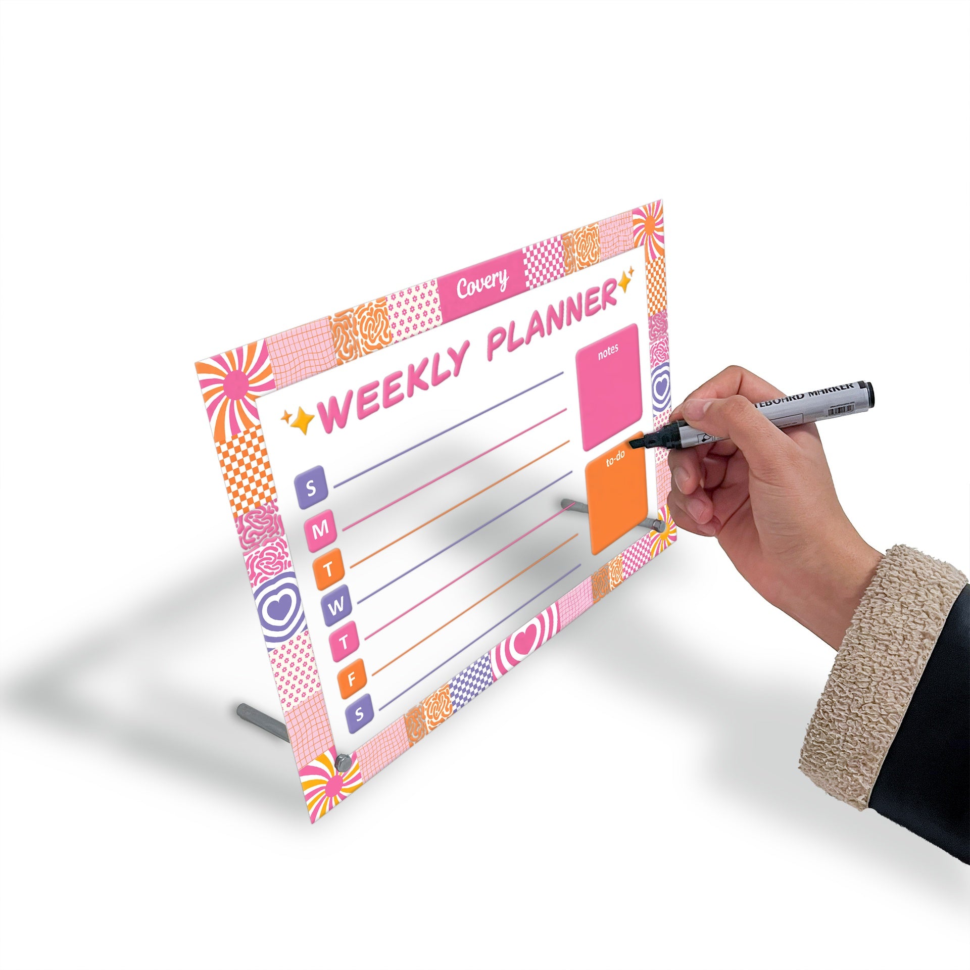 Purple Heart Weekly Planner