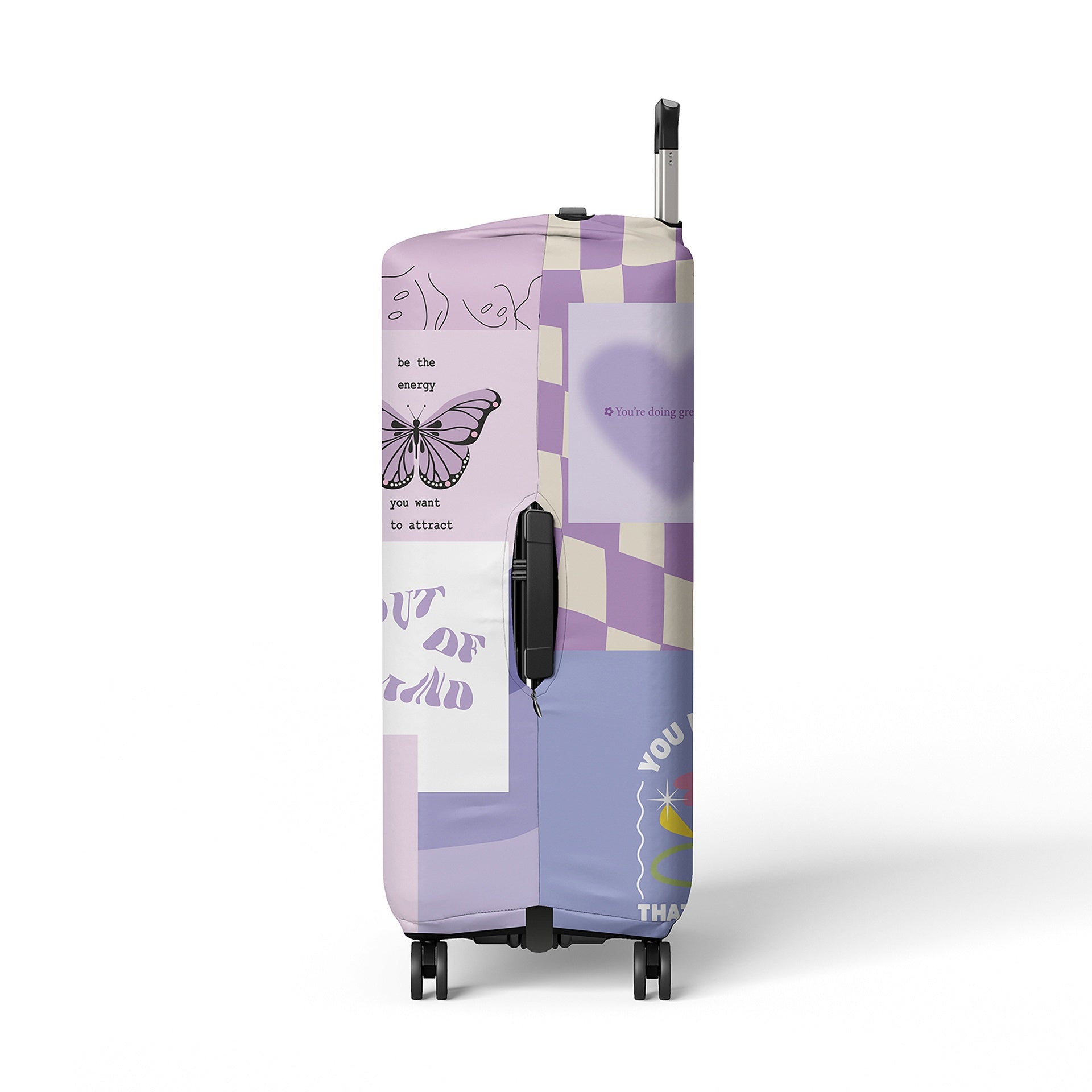 Purple Suitcase Cover