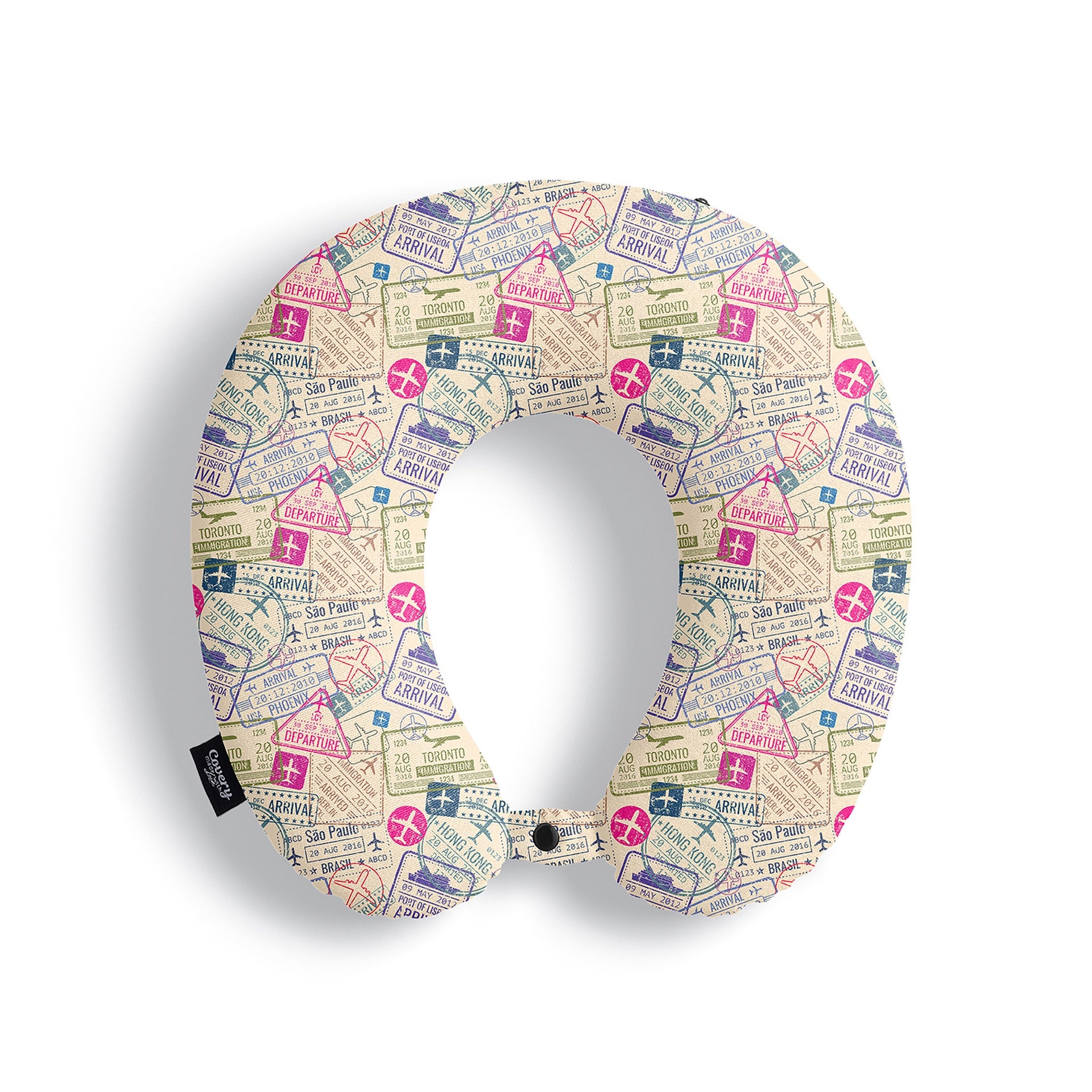 Stamps Neck Pillow