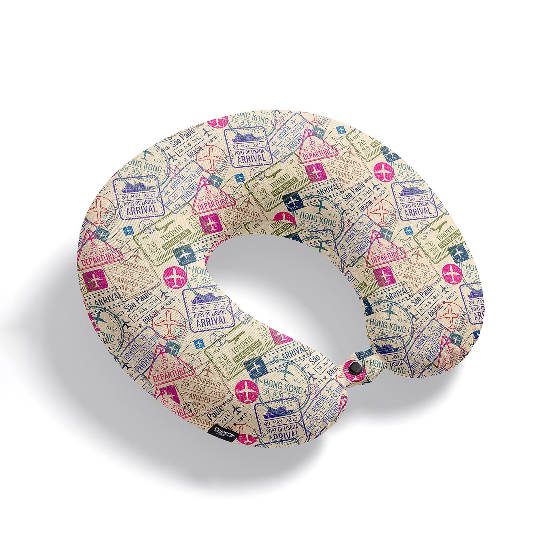 Stamps Neck Pillow