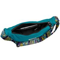 Tiffany Blue Waist Bag Hand Printed