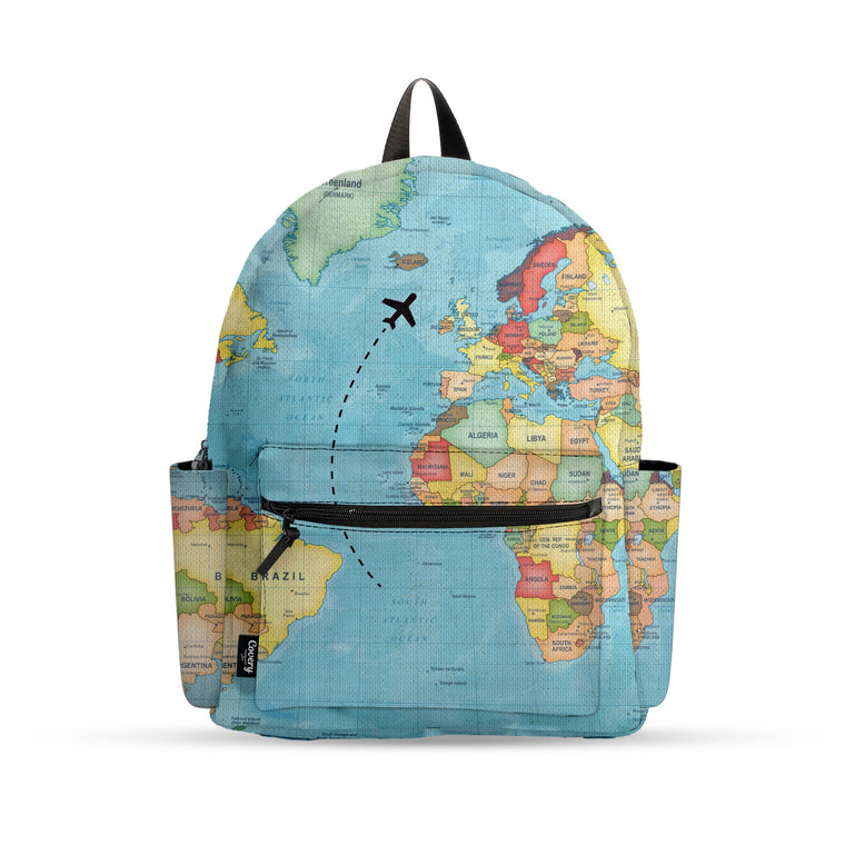 Travel Map Backpack