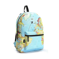 Travel Map Backpack