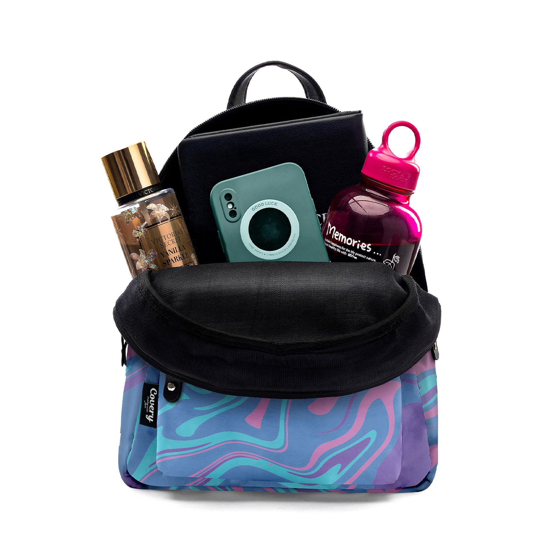 Turquaise Marble Mini Backpack
