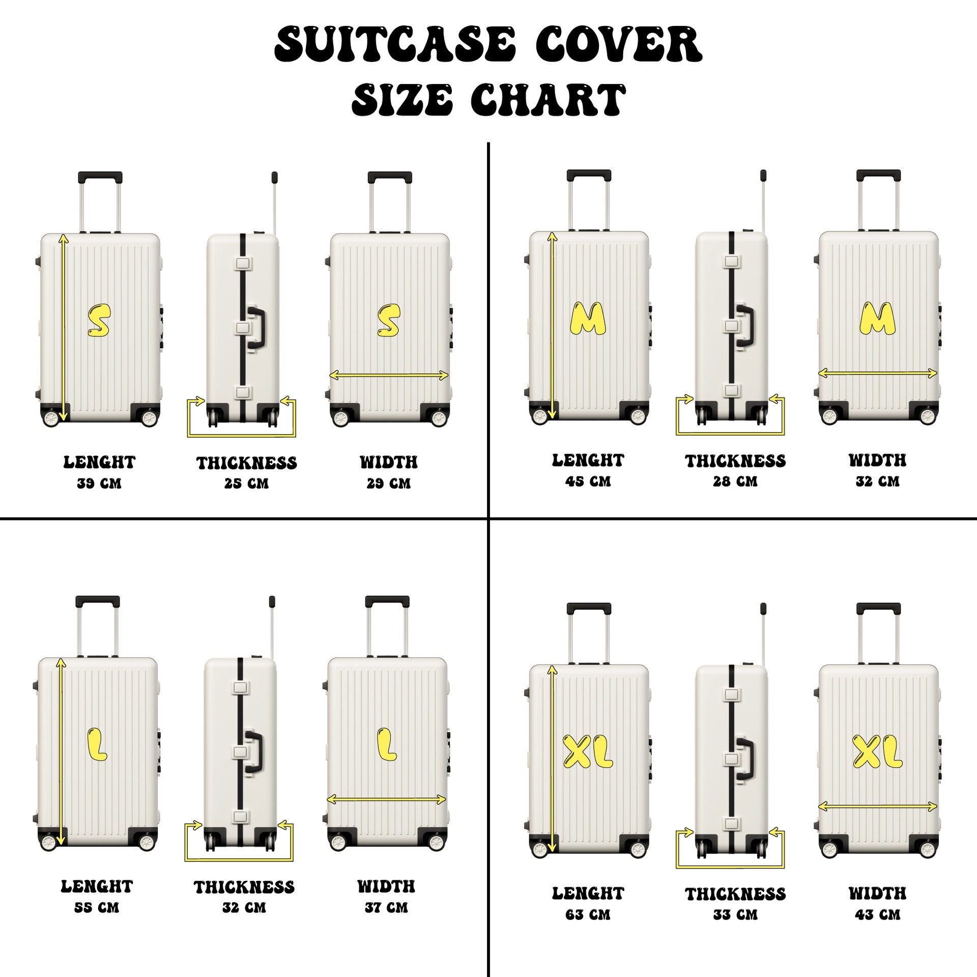Wanderlust Suitcase Cover