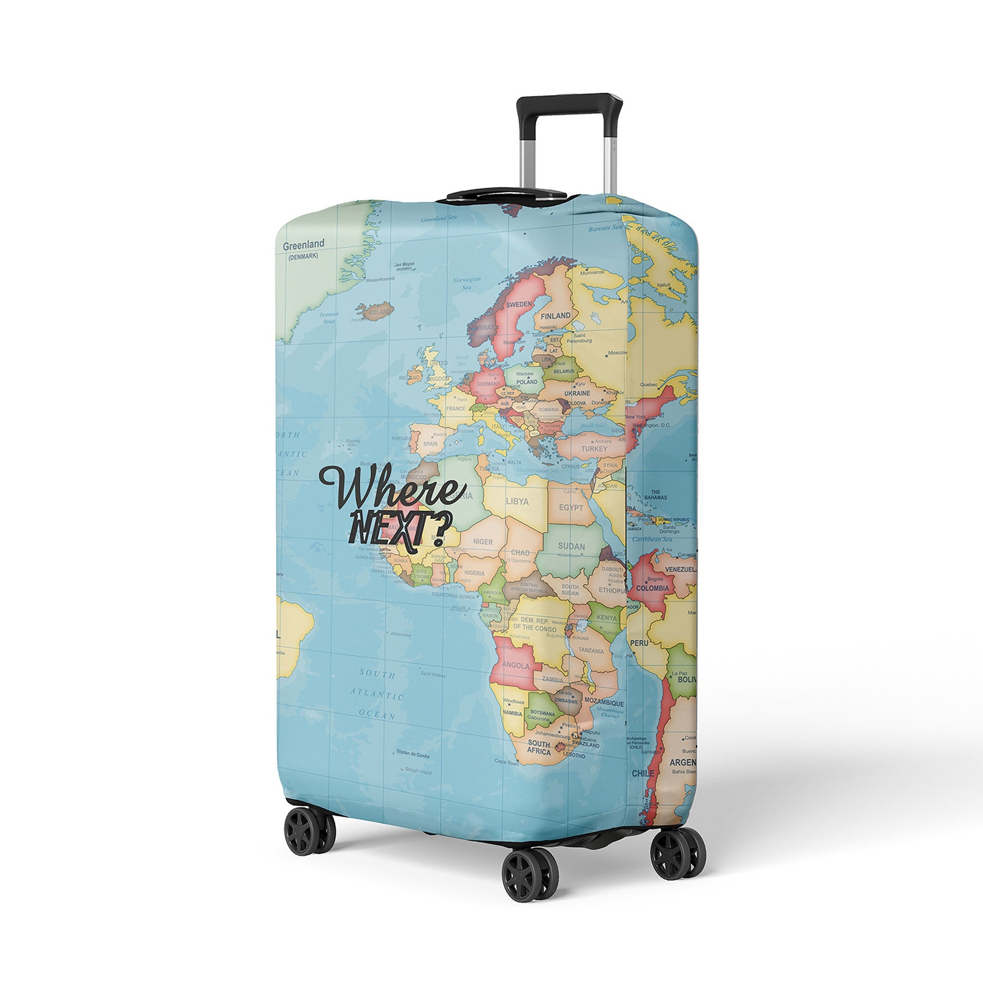 Where Next Suitcase Cover