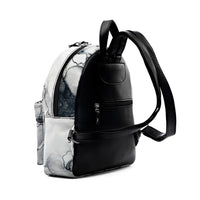 White Marble Mini Backpack