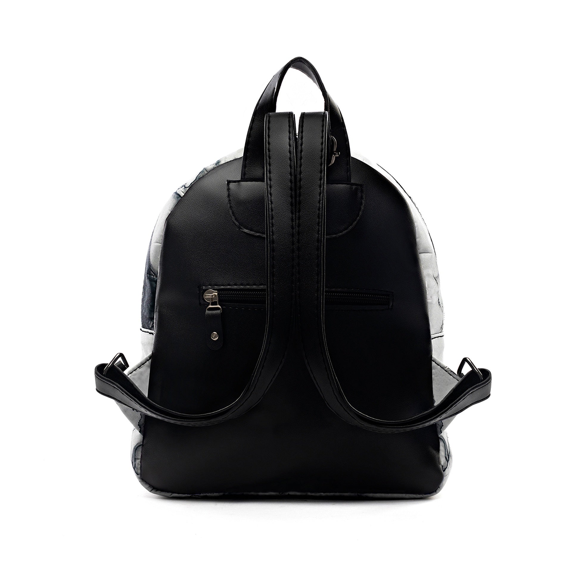 White Marble Mini Backpack